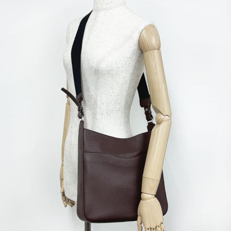 IL BISONTE イルビゾンテ 新品 アウトレット レザー ショルダーバッグ BME030 クロスボディ ブラウン イタリア製 鞄 並行輸入品 | IL BISONTE | 06