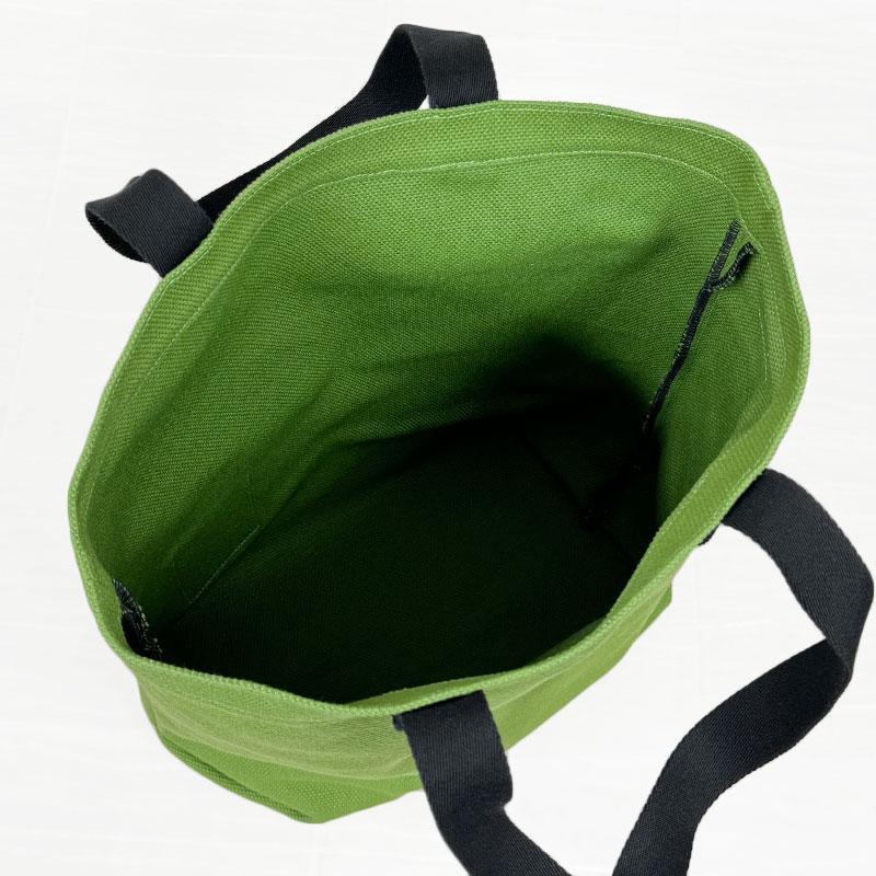 IL BISONTE イルビゾンテ 新品 アウトレット トートバッグ BTO130 グリーン キャンバス ショッピングバッグ 鞄 イタリア製 | IL BISONTE | 03