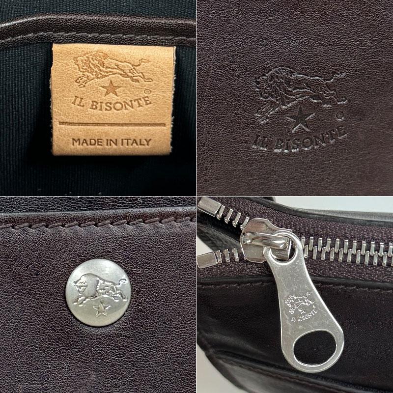 IL BISONTE イルビゾンテ 新品 アウトレット レザー ショルダーバッグ BCR285 クロスボディ ブラウン イタリア製 鞄 並行輸入品 | IL BISONTE | 05