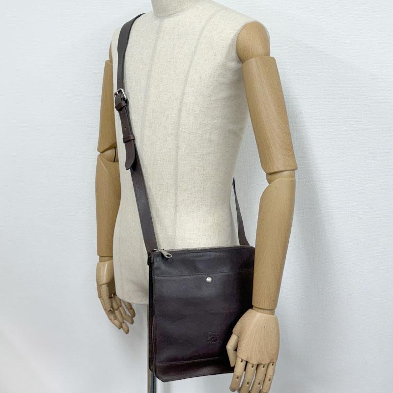 IL BISONTE イルビゾンテ 新品 アウトレット レザー ショルダーバッグ BCR285 クロスボディ ブラウン イタリア製 鞄 並行輸入品 | IL BISONTE | 06