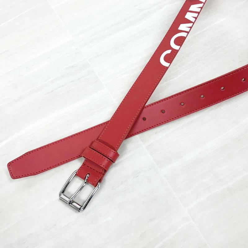 COMME des GARÇONS レザー ベルト SA0911HL レッド M