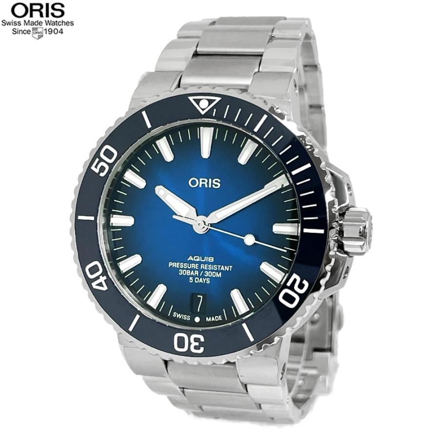 オリス ORIS アクイスデイト キャリバー400 ダイバーズウォッチ 01 400 7763 4135-07 8 24 09PEB  腕時計 メンズ 自動巻 | ORIS