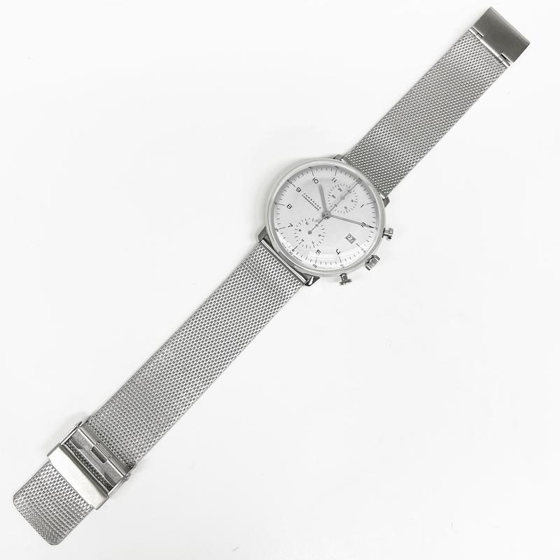 アウトレット ユンハンス 腕時計  027/4003.46 マックスビル クロノスコープ 40mm 自動巻き サファイアクリスタル 新品 並行輸入品 | Junghans | 03