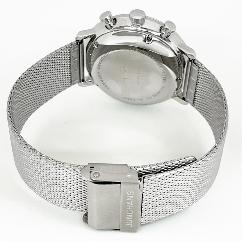 アウトレット ユンハンス 腕時計  027/4003.46 マックスビル クロノスコープ 40mm 自動巻き サファイアクリスタル 新品 並行輸入品 | Junghans | 05