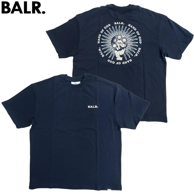 BALR. ボーラー 半袖 Tシャツ B1112.1316 NAME GOLT BOX ネイビー XL 追跡ありメール便で送料無料 | BALR.