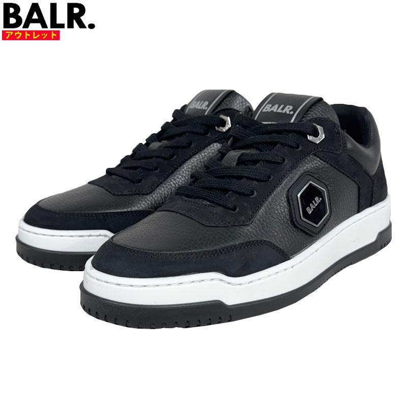 BALR. ボーラー 新品・アウトレット レザー スニーカー LOW MYTH SNEAKER 黒 B1511.1055 43 ローカット 靴 シューズ | BALR.