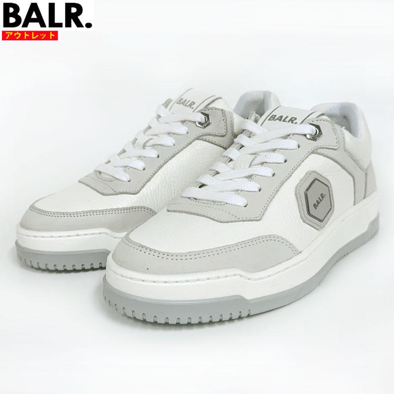 BALR. ボーラー 新品・アウトレット レザー スニーカー LOW MYTH SNEAKER 白 B1511.1055 43 メンズ レディース 送料無料 | BALR.