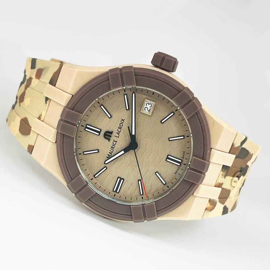 モーリスラクロア 腕時計 新品 腕時計 アアイコン タイド カモ AI2008-IJJIZ-000-0 Special Edition ベージュ クォーツ 並行輸入品 | モーリス・ラクロア | 04