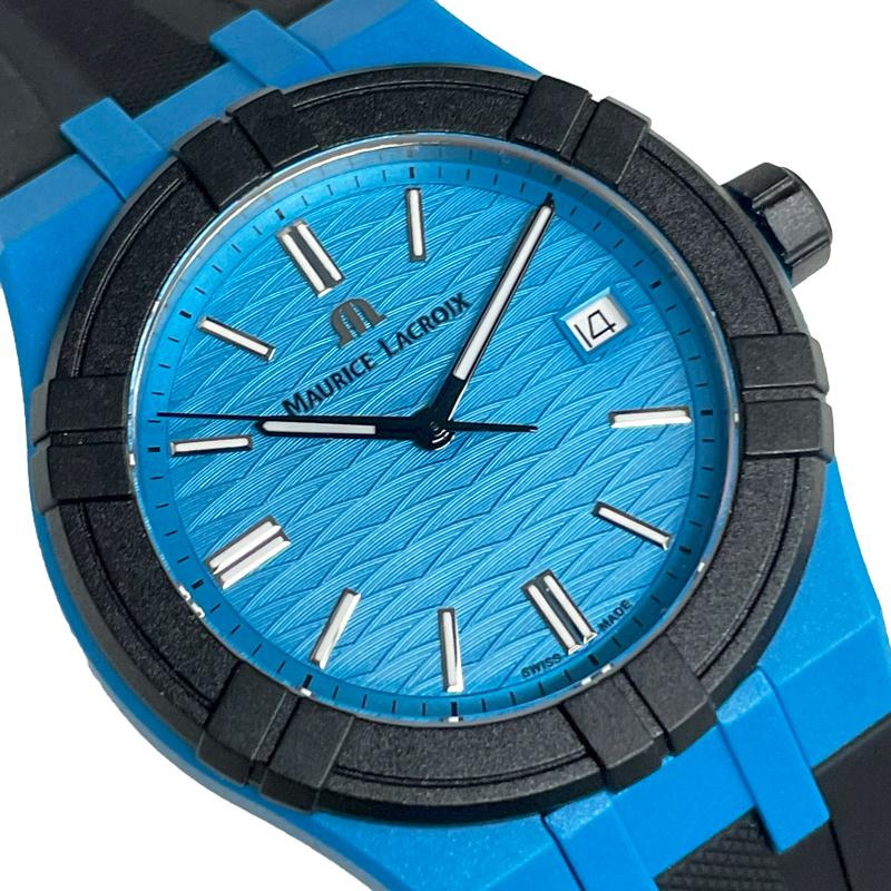 モーリスラクロア 腕時計 新品 腕時計 アイコン タイド AI2008-80080-300-0　ブルー文字盤 クォーツ 送料無料 並行輸入品 | モーリス・ラクロア | 01