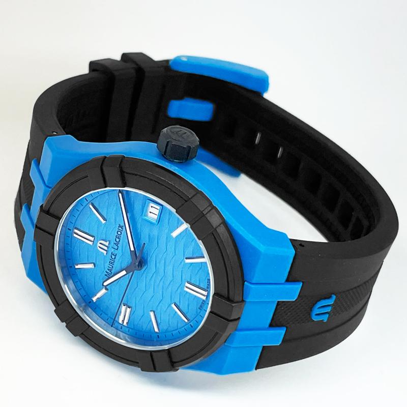 モーリスラクロア 腕時計 新品 腕時計 アイコン タイド AI2008-80080-300-0　ブルー文字盤 クォーツ 送料無料 並行輸入品 | モーリス・ラクロア | 02