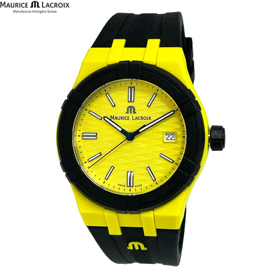 モーリスラクロア 腕時計 新品 腕時計 アイコン タイド  AI2008-60060-300-0　イエロー文字盤 クォーツ 送料無料 並行輸入品 | モーリス・ラクロア