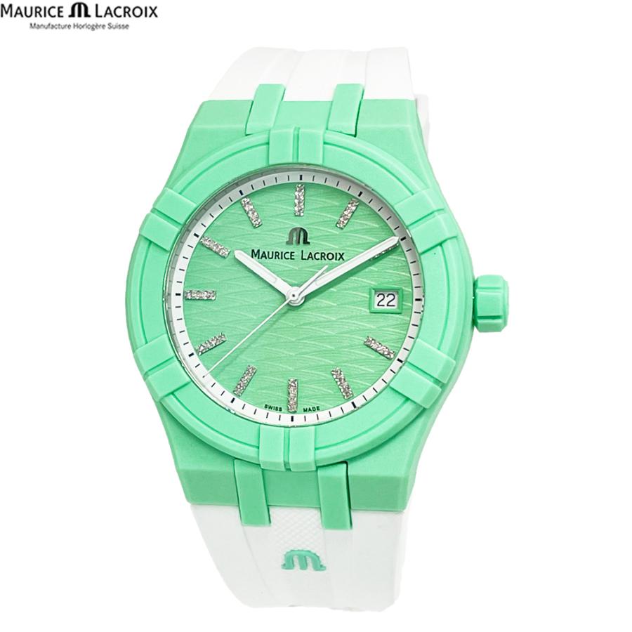 モーリスラクロア 腕時計 新品 腕時計 アイコン タイド AI2008-CCCC1-3A0-0　ライトグリーン文字盤 クォーツ 送料無料 並行輸入品 | モーリス・ラクロア