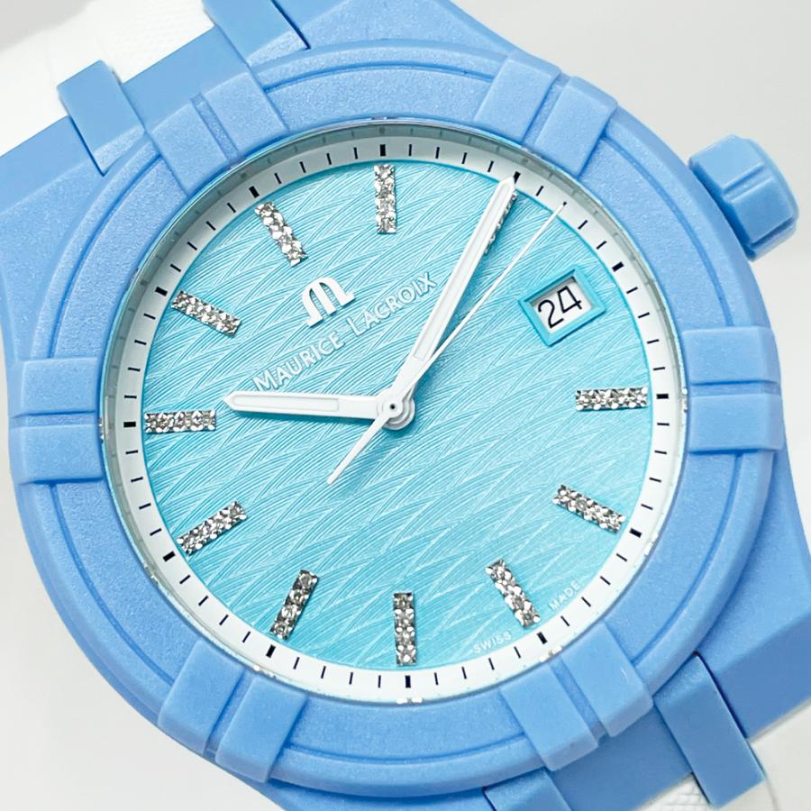 モーリスラクロア 腕時計 新品 腕時計 アイコン タイド AI2008-AAAA1-3A0-0 ライトブルー文字盤 クォーツ 送料無料 並行輸入品 | モーリス・ラクロア | 01