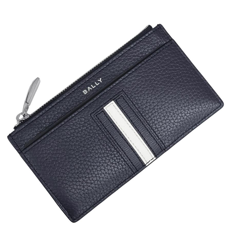BALLY バリー 新品・アウトレット  RBN_LONG 7CC ZIP/U50 コインケース MNIGHTブルー本革 レザー ミニ財布 メンズ 並行輸入品 送料無料 | Bally | 01