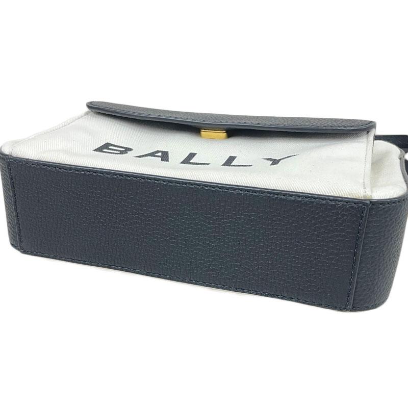 BALLY バリー 新品 アウトレット 6304578 BAR DANIEL ショルダーバッグ ホワイト×ブラック ファブリック レザー | Bally | 04