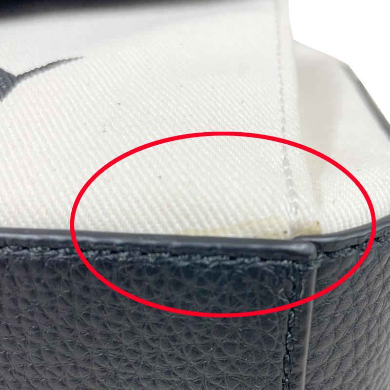 BALLY バリー 新品 アウトレット 6304578 BAR DANIEL ショルダーバッグ ホワイト×ブラック ファブリック レザー | Bally | 08