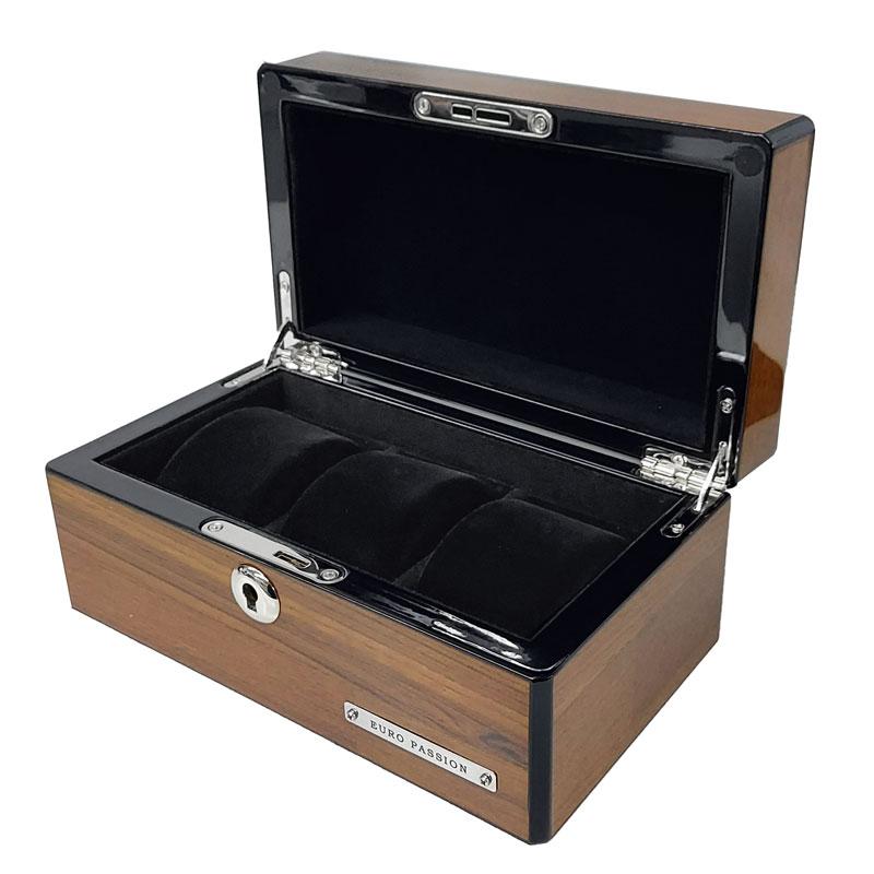 アウトレット！ ユーロパッション FW-3126VL ウォッチ コレクション ボックス 3本収納 時計収納 メンズ レディース 新品 | ユーロパッション | 02