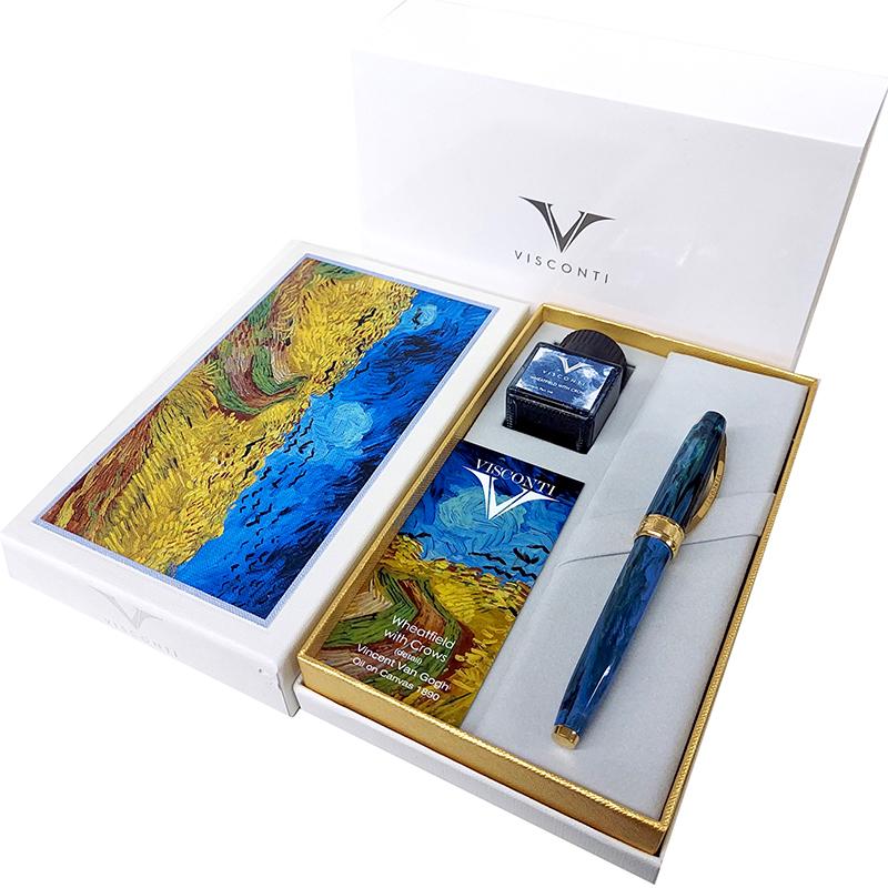 アウトレット！ VISCONTI ヴィスコンティ ビスコンティ KP12-12-FP M 万年筆 ヴァン・ゴッホ カラスのいる麦畑 限定品 |  | 06