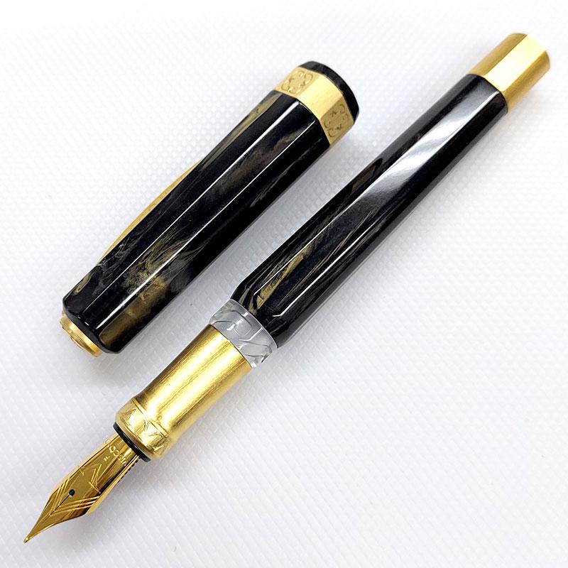 アウトレット！ VISCONTI ヴィスコンティ ビスコンティ KP42-03-FP F 万年筆 オペラゴールド ブラック Opera Gold 送料無料 |  | 02