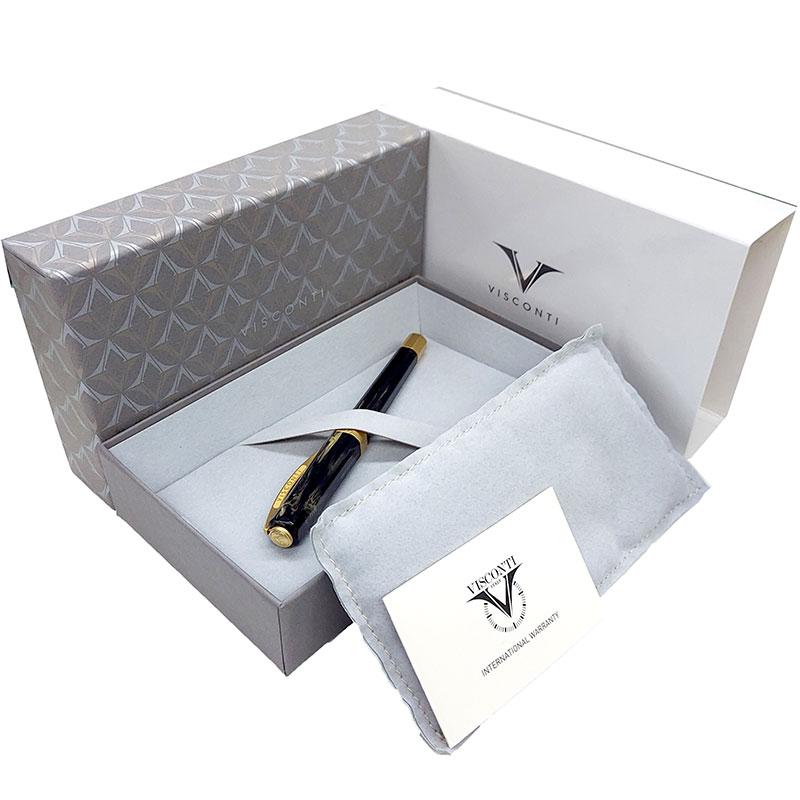 アウトレット！ VISCONTI ヴィスコンティ ビスコンティ KP42-03-FP F 万年筆 オペラゴールド ブラック Opera Gold 送料無料 |  | 05