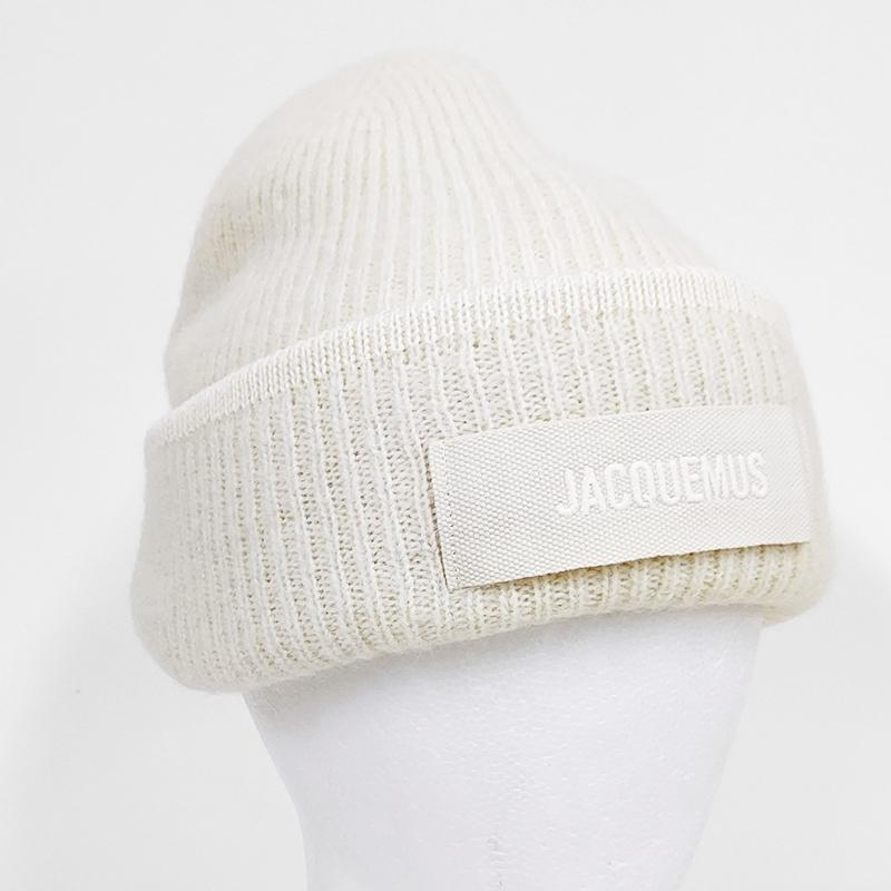 JACQUEMUS（ジャックムス） 新品 ニット帽 ACU00666AK00227 オフ