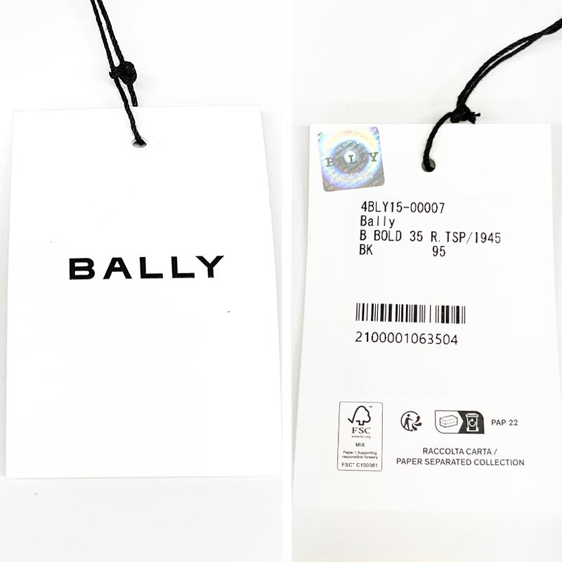 BALLY バリー 新品 アウトレット B BOLD 35 R.TSP / I945P 95 ブラック レザー キャンバス リバーシブル メンズ ベルト 並行輸入品 | Bally | 06
