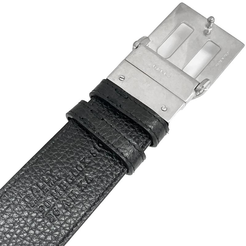 BALLY バリー 新品 アウトレット B BOLD 35 R.TSP / I945P 100 ブラック レザー キャンバス リバーシブル メンズ ベルト 並行輸入品 | Bally | 05