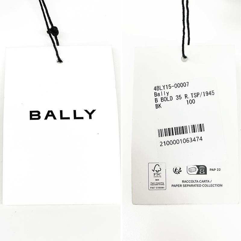 BALLY バリー 新品 アウトレット B BOLD 35 R.TSP / I945P 100 ブラック レザー キャンバス リバーシブル メンズ ベルト 並行輸入品 | Bally | 06