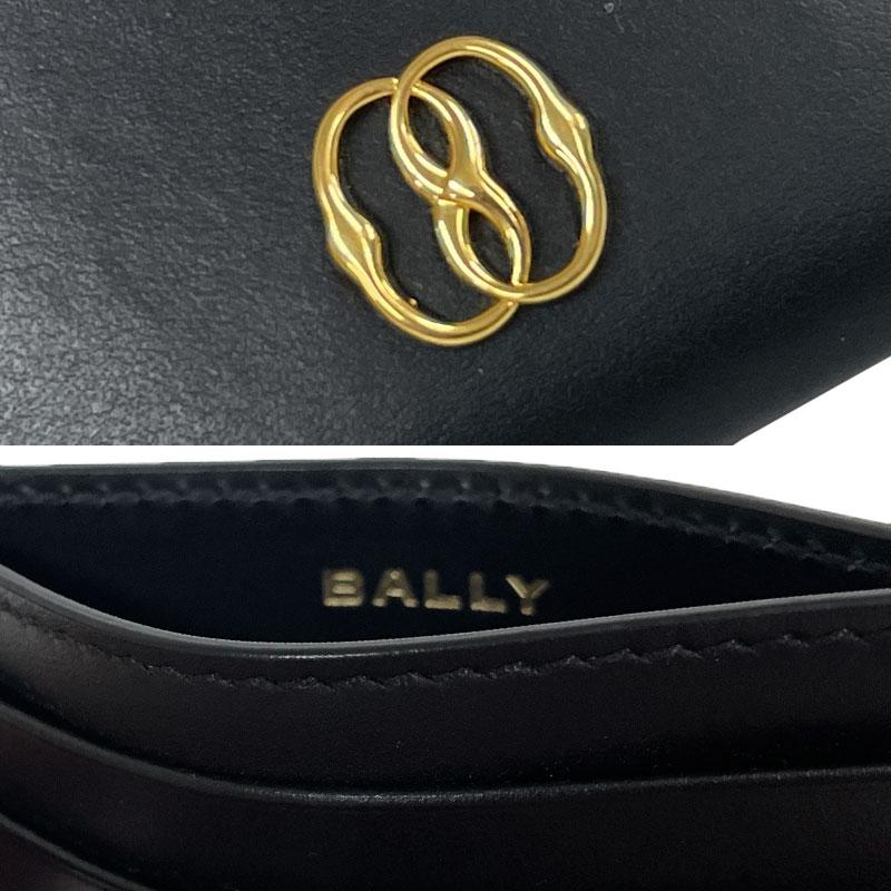 BALLY バリー 新品・アウトレット MLB00S VT383 U9010 エンブレム カードケース ブラック レザー 並行輸入品 | Bally | 03