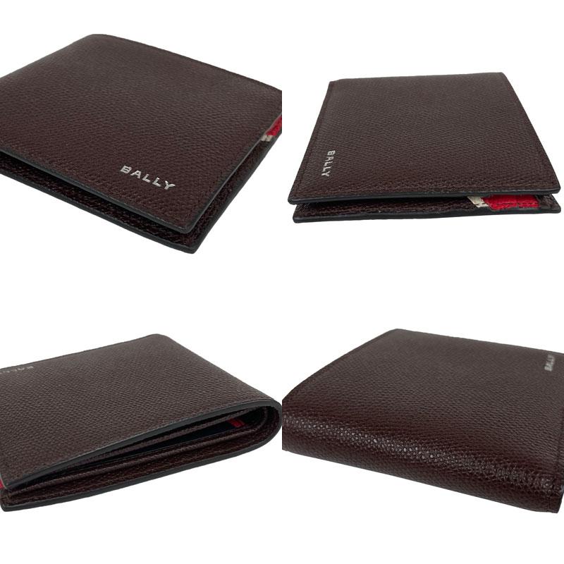 BALLY バリー 新品・アウトレット MLW04P VT619 I8P1P 二つ折り財布 レザー ボルドー メンズ 並行輸入品 | Bally | 02