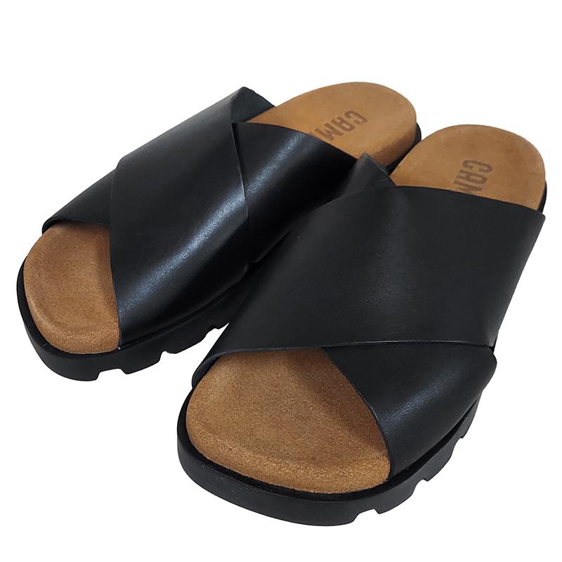 CAMPER カンペール BRUTUS SANDAL K100775 013 ブラック 40 25.5cm ブルートゥスサンダル リラクシング レザー 並行輸入品 | CAMPER（シューズ）