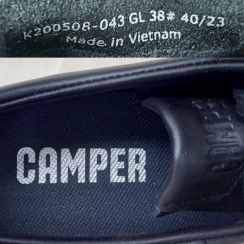 CAMPER カンペール レディース Runner Up スニーカー K200508 43 サイズ38 24cm ブラック 革靴 レザー 並行輸入品 送料無料 | CAMPER（シューズ） | 05