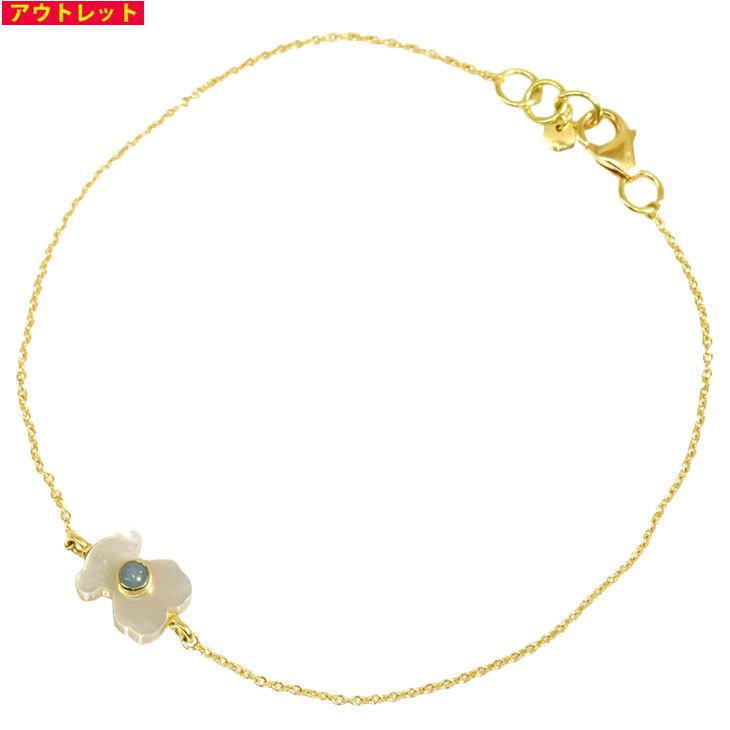 TOUS K18 ゴールドクマモチーフブレスレット