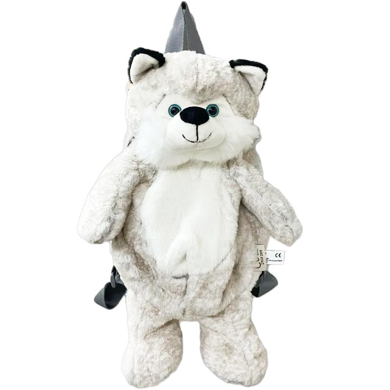 新品 Cute Since 1999 アニマル リュック cute ハスキー  犬 ぬいぐるみ 大人 子供 ふわふわ素材 動物  かわいい  送料無料 | 