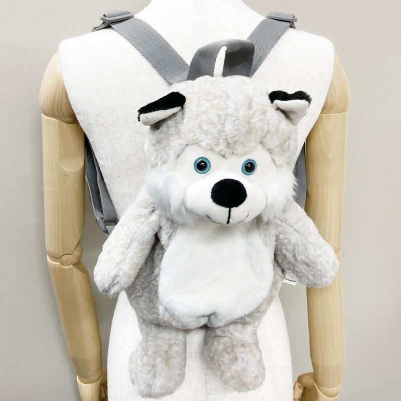 新品 Cute Since 1999 アニマル リュック cute ハスキー  犬 ぬいぐるみ 大人 子供 ふわふわ素材 動物  かわいい  送料無料 |  | 02