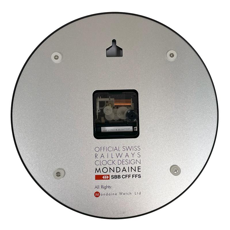 モンディーン MONDAINE ウォール クロック  Wall Clock  掛け時計 A990.CLOCK.64SBB 25cm ブラック 並行輸入品 | MONDAINE | 03