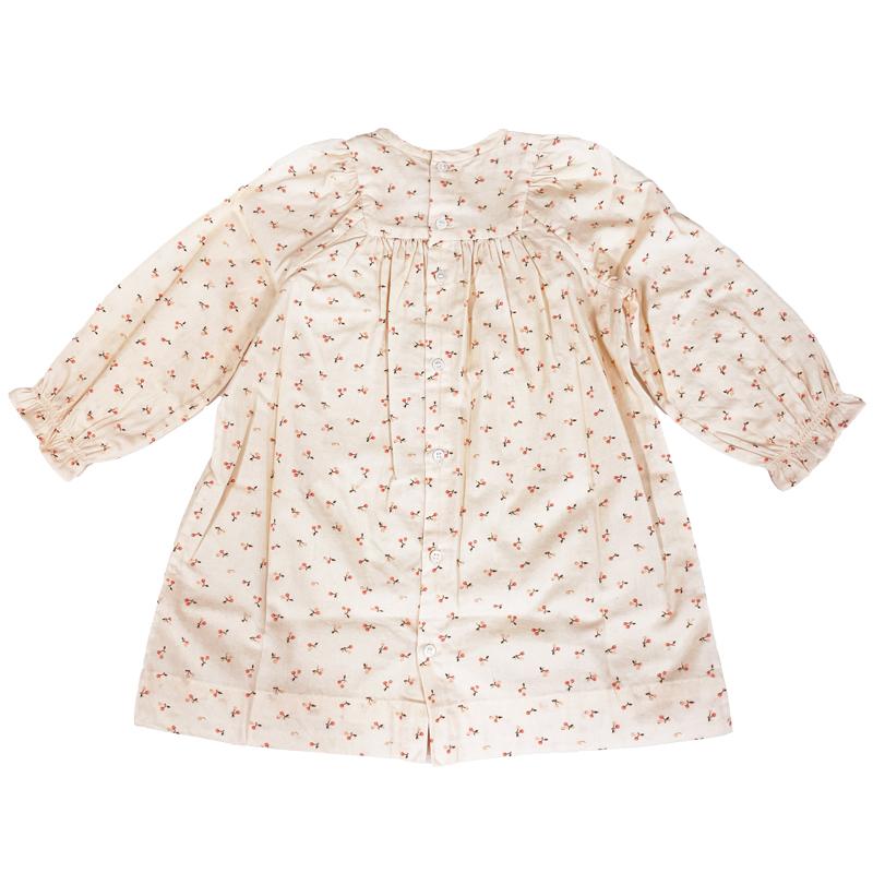 Bonpoint ボンポワン 新品 アウトレット【bp68-3a】 3A/100 cm ガール W04XDRW00002 チェリー柄 ワンピース 子ども服 並行輸入品