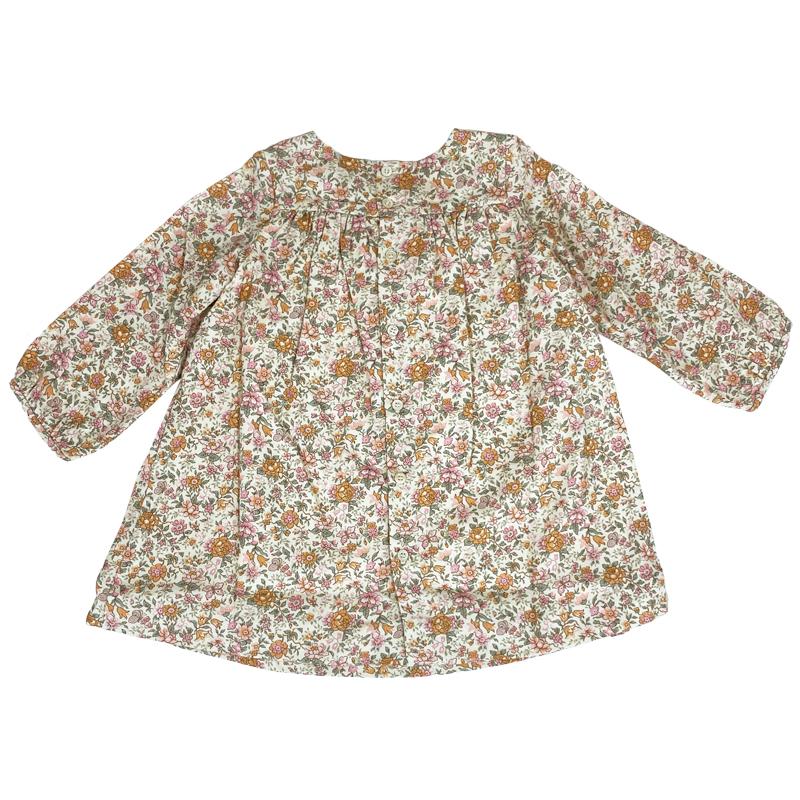 Bonpoint ボンポワン 新品 アウトレット 18M/85 cm ベビー W04XDRW00009 リバティ生地 ワンピース 子ども服 並行輸入品