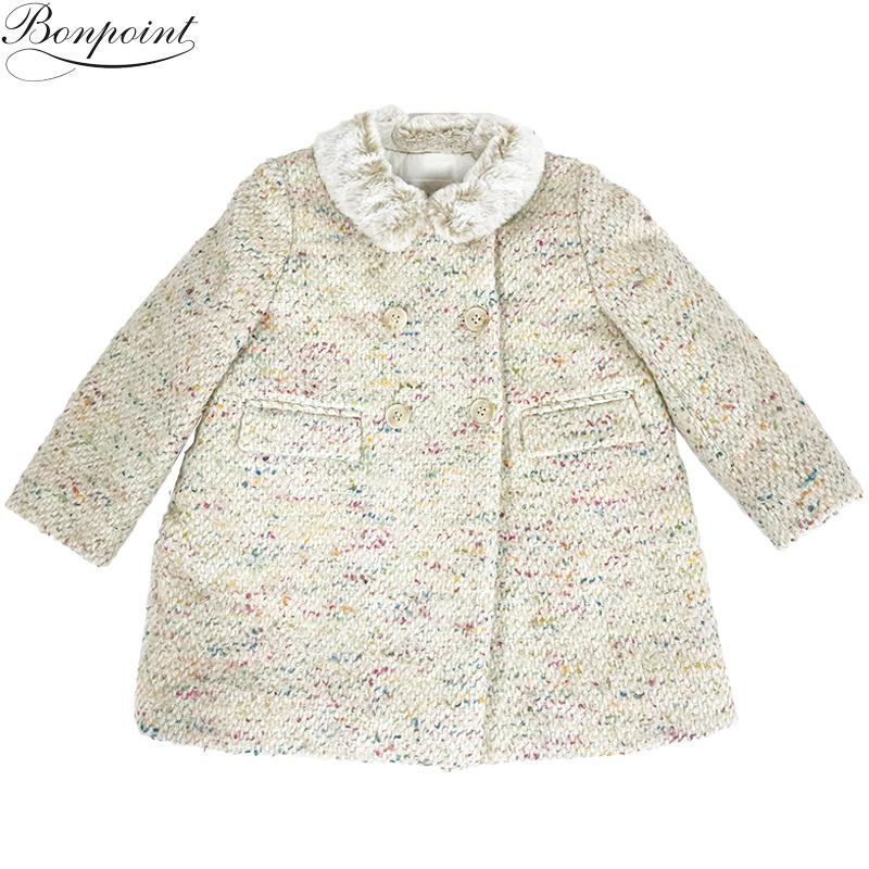 Bonpoint ボンポワン 新品 アウトレット 2歳  90cm W04XOUW00011 ベビー ロングコート 24ヵ月  送料無料 並行輸入品 | Bonpoint