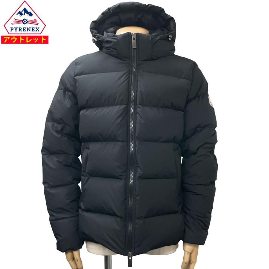 アウトレット PYRENEX ピレネックス ダウンジャケット HMW012 BLACK SPOUTNIC MINI RIP STOP2 Mサイズ メンズ | Pyrenex