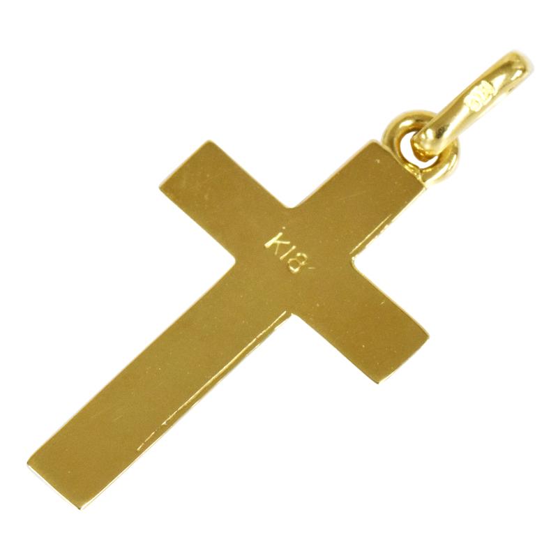 K18 シンプルクロス16 18金 ペンダント トップ クロス 十字架 チャーム ヘッド 18金 ゴールド ネックレス シンプル メンズ 送料無料 |  | 05