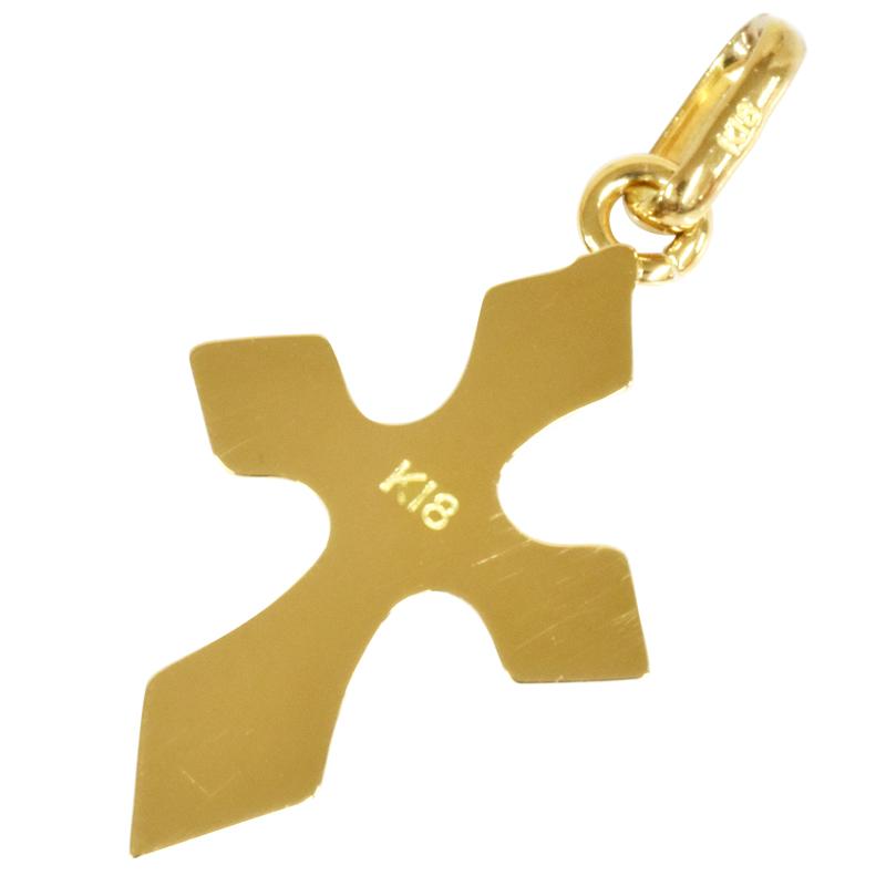 K18 シンプルクロス15 18金 ペンダント トップ クロス 十字架 チャーム ヘッド 18金 ゴールド メンズ ネックレス 小さめ 送料無料 |  | 04