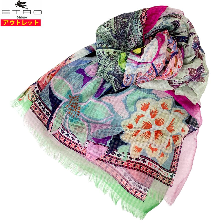 ☆超目玉】 ETRO エトロ アンティークビーズ ストール レア