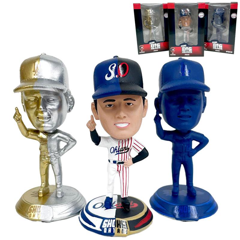 新品 大谷翔平 ミニビッグヘッドフィギュア ボブルヘッド フィギュア FOCO GWセール！5/10まで】大谷翔平 ボブルヘッド 4.5インチ SHOHEI OHTANI