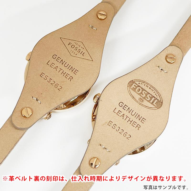FOSSIL フォッシル 腕時計 新品・アウトレット ジョージア  ES3262 レディース クォーツ ローズゴールド文字盤  レザーベルト 並行輸入品 | FOSSIL | 03