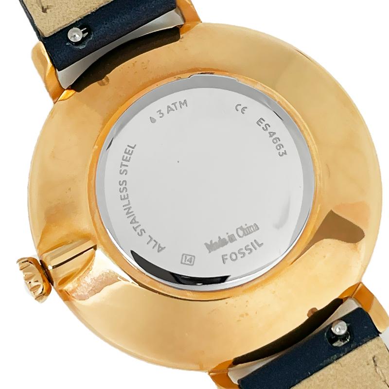 FOSSIL フォッシル 腕時計 新品・アウトレット KALYA カルヤ ES4663 レディース クォーツ ブルー文字盤 ネイビーレザー 並行輸入品 | FOSSIL | 03