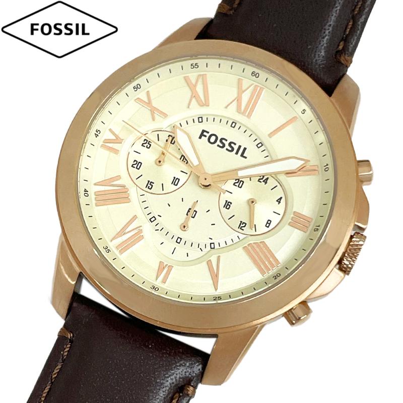 FOSSIL フォッシル 腕時計 新品・アウトレットGrant グラント FS4991 メンズ クォーツ クロノグラフ 革ベルト 並行輸入品 | FOSSIL
