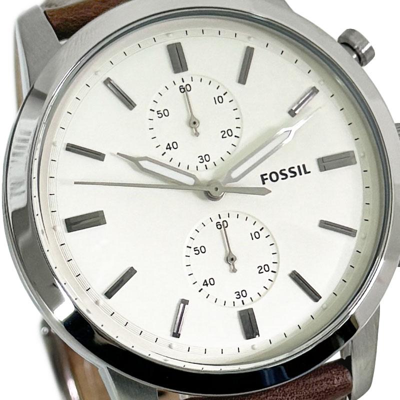 FOSSIL フォッシル 腕時計 新品 アウトレット TOWNSMAN FS5350 メンズ クォーツ クロノグラフ ブラウン革ベルト 並行輸入品｜smart2003｜02