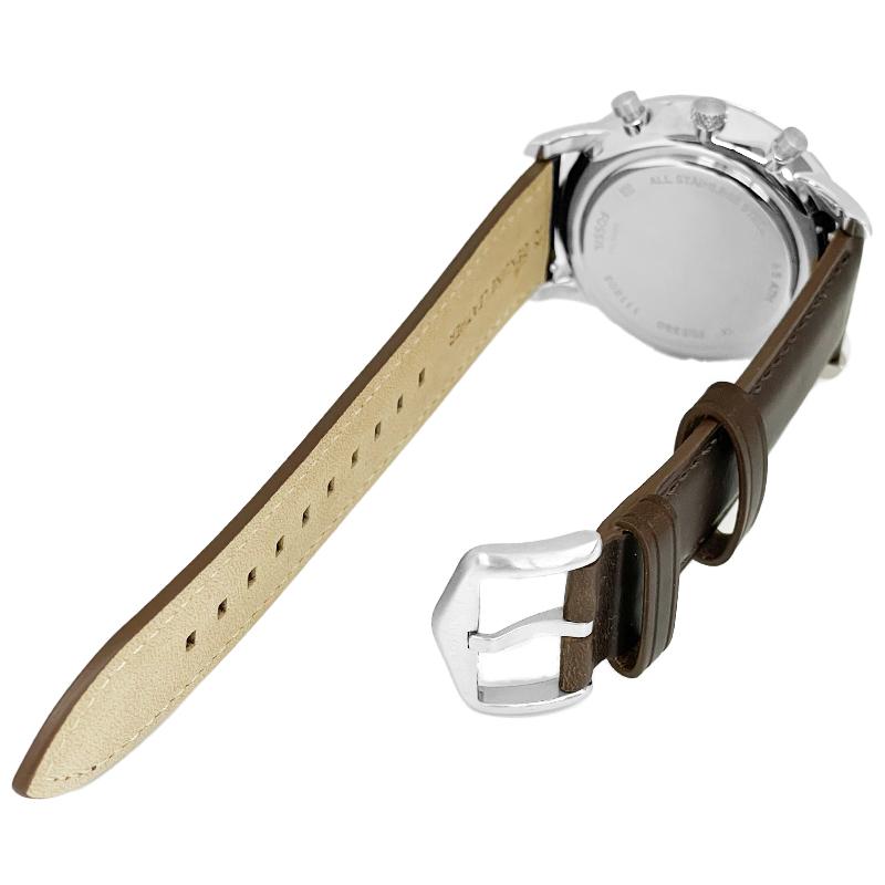 アウトレット！FOSSIL フォッシル 腕時計 新品  NEUTRA ノイトラ FS5380 クリーム メンズ  クォーツブラックダイヤル 革ベルト 送料無料 | FOSSIL | 04