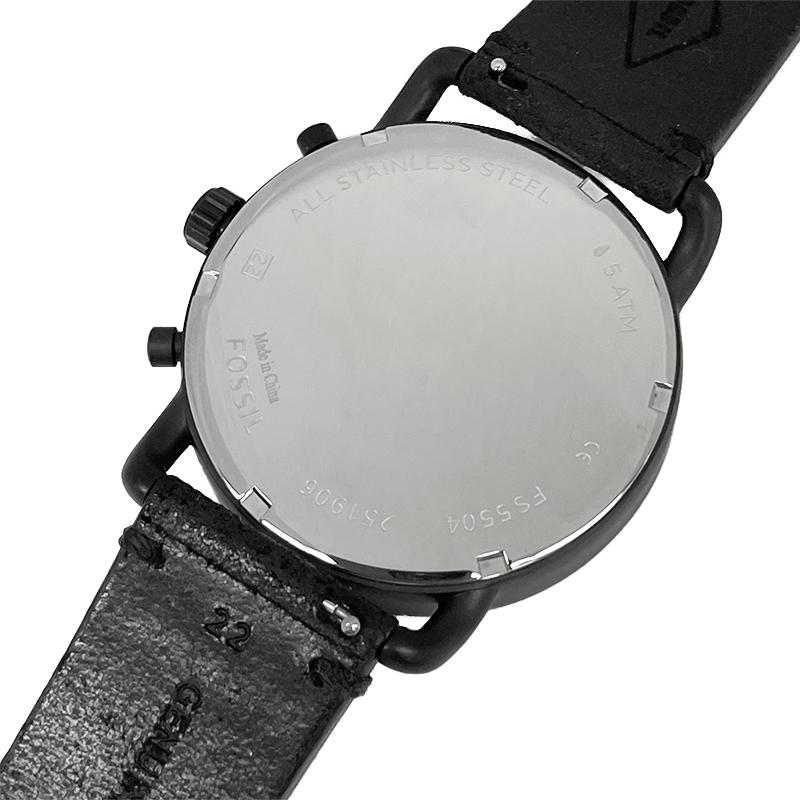 FOSSIL フォッシル 腕時計 新品・アウトレット COMMUTER FS5504 メンズ  クォーツ クロノグラフ 革ベルト 並行輸入品｜smart2003｜04